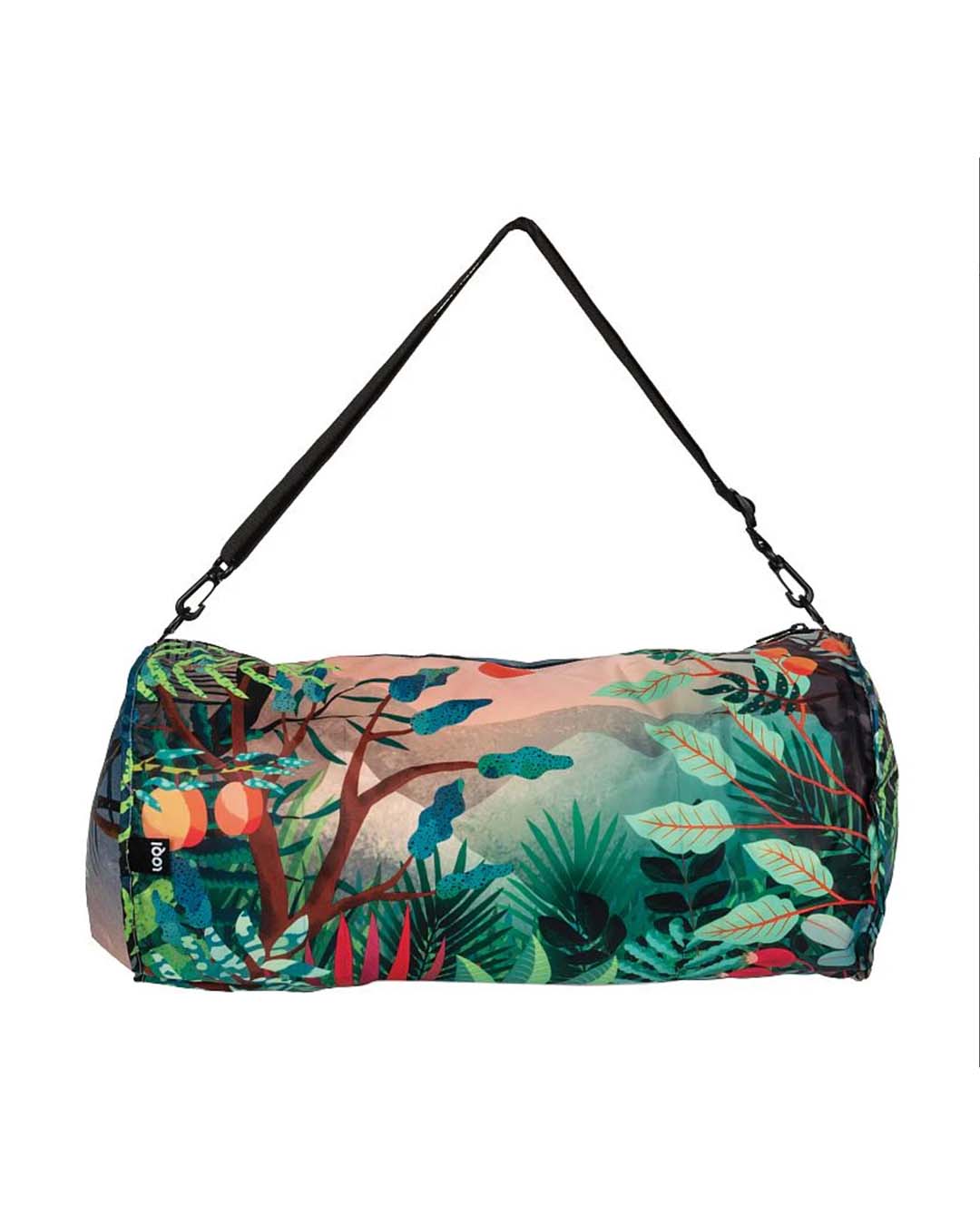 Matt Silver Reversible Weekender Holdall Bag LOQI