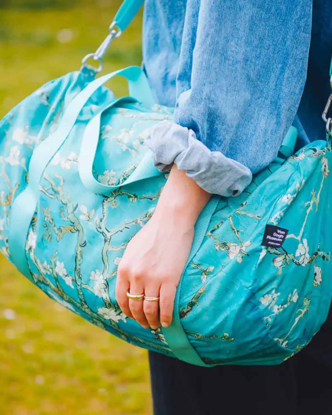 Almond Blossom by VAN GOGH Recycled Weekender Bag | LOQI | Travel + Overnight Bag