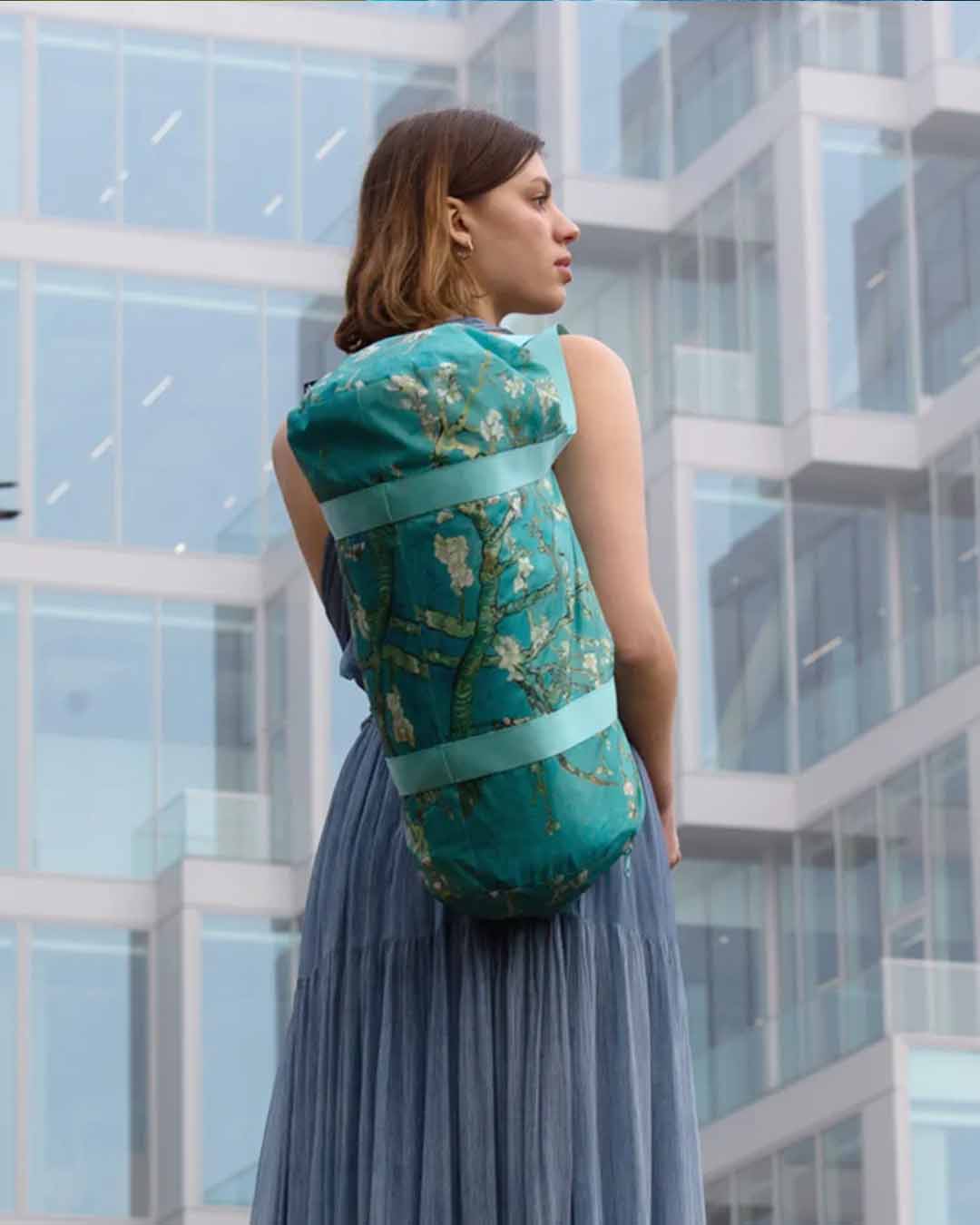 Almond Blossom by VAN GOGH Recycled Weekender Bag | LOQI | Travel + Overnight Bag