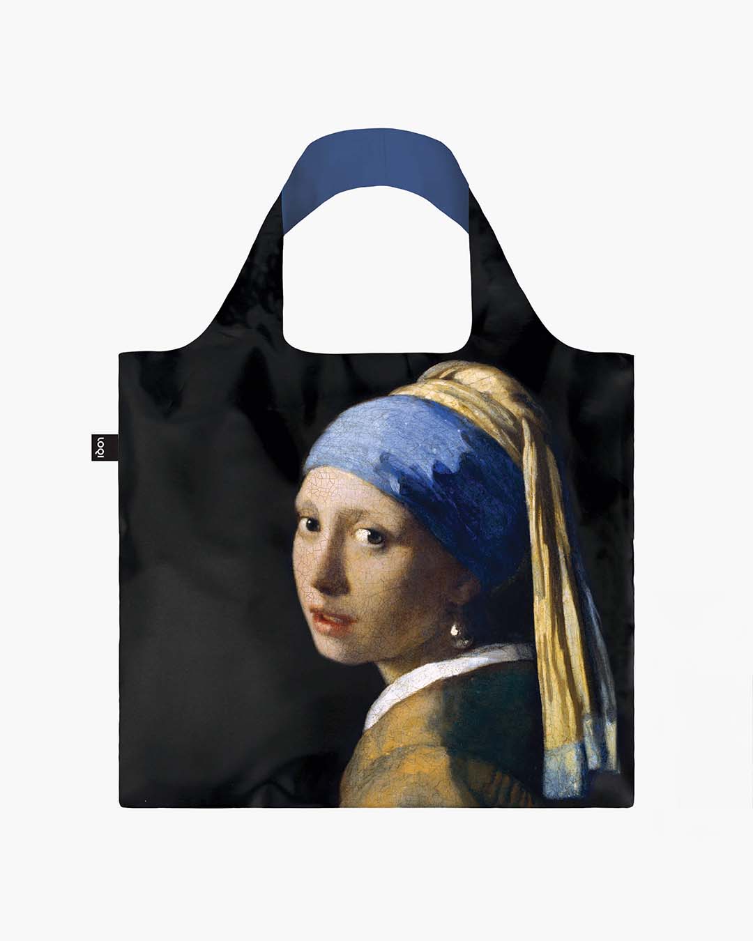 Girl with a Pearl Earring by VERMEER Recycled Bag | LOQI | Shopping Tote Bag
