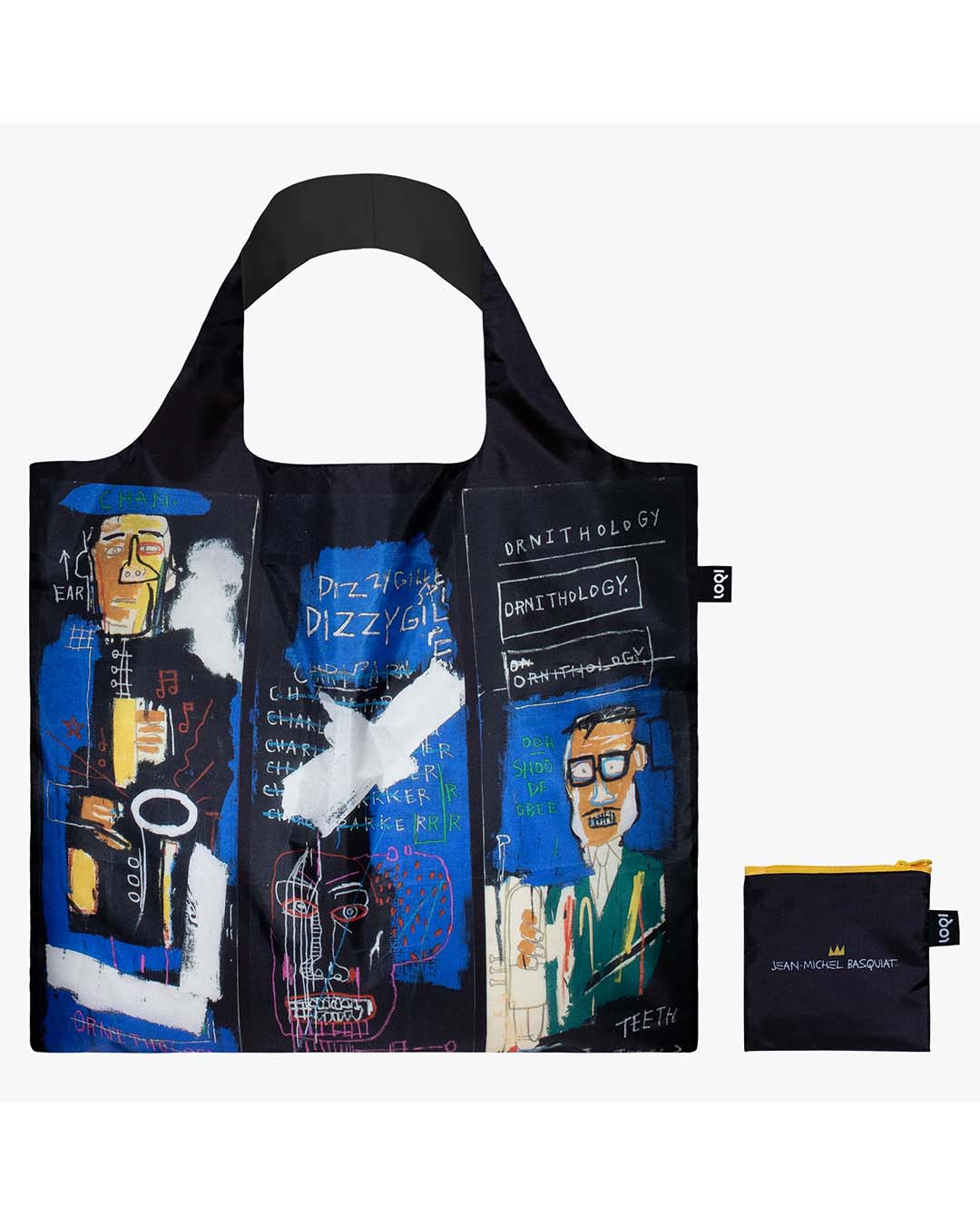 Jean-Michel Basquiat Horn Players Recycled Bag