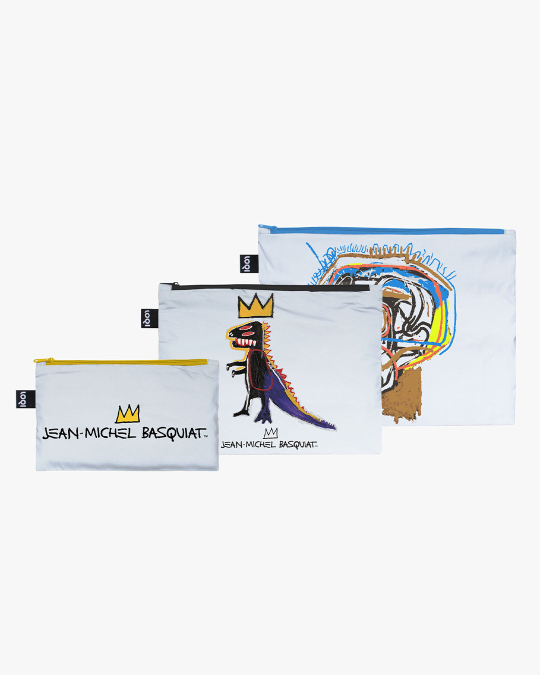 Jean-Michel Basquiat Crown, Pez Dispenser, Untitled Reflective Zip Pockets