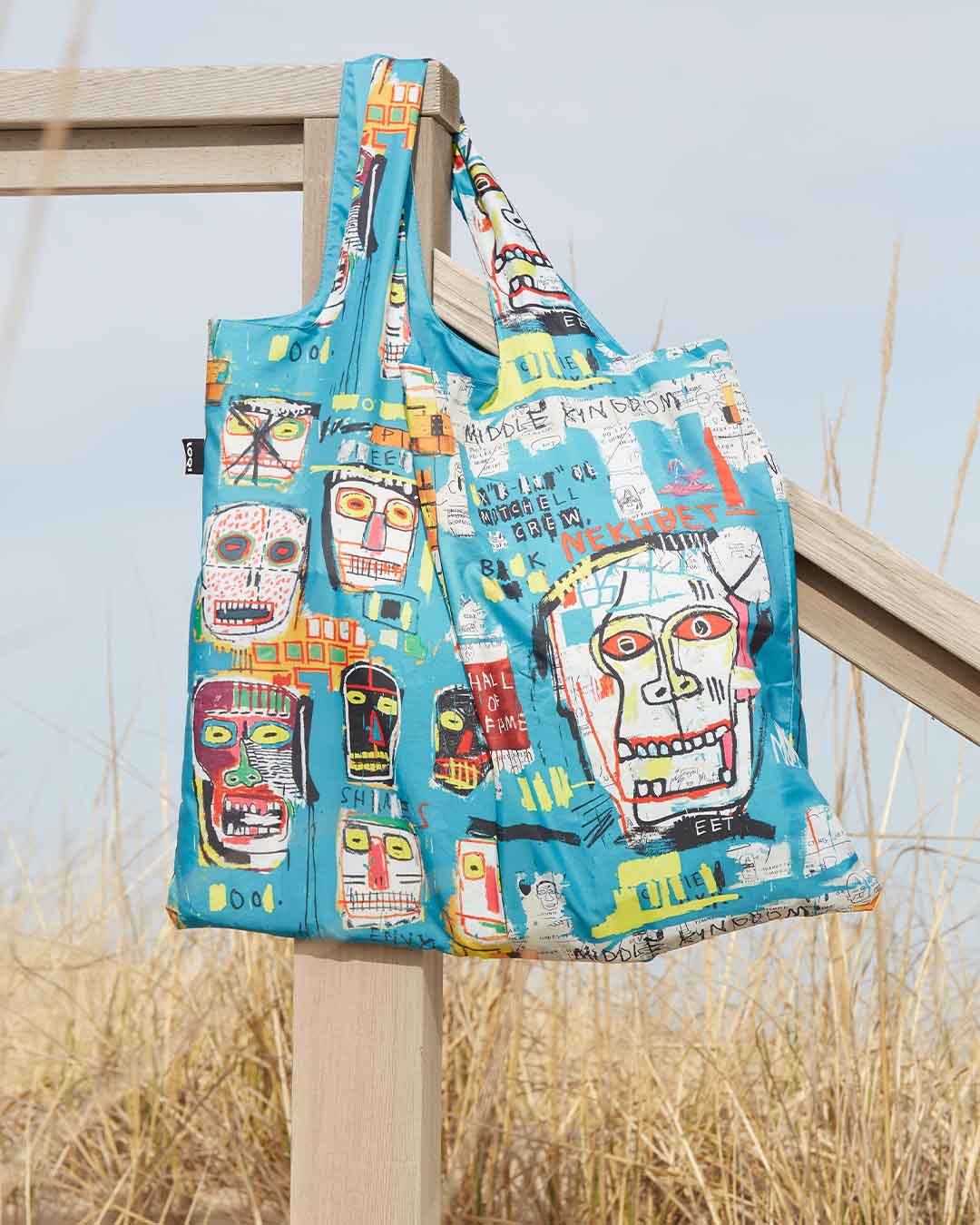Jean-Michel Basquiat Skull Recycled Bag