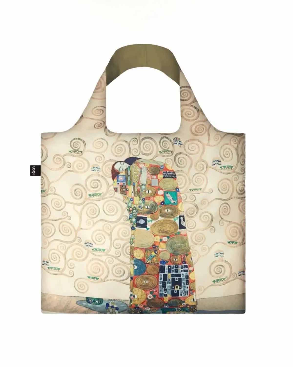 LOQI | The Fulfilment by GUSTAV KLIMT Recycled Bag | Shopping Tote Bag