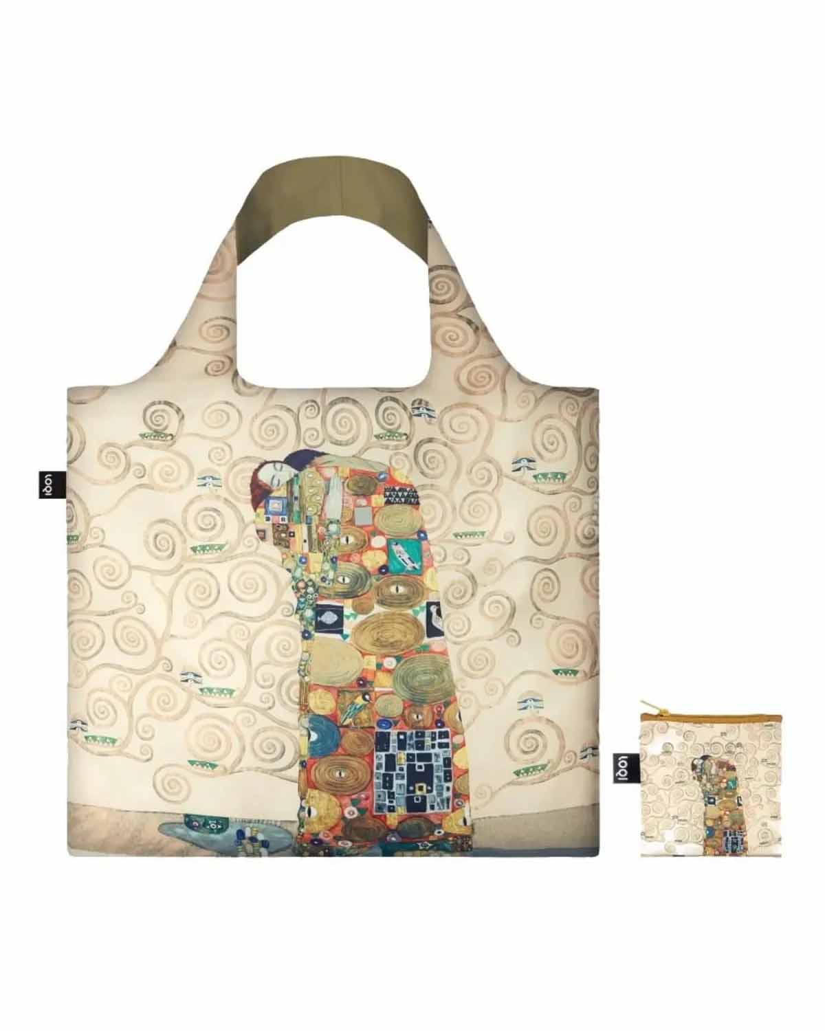 LOQI | The Fulfilment by GUSTAV KLIMT Recycled Bag | Shopping Tote Bag