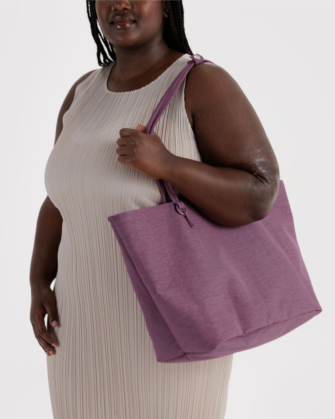Wild Plum Mix Large Nylon Reversible Tote | BAGGU | Large Nylon Reversible Tote