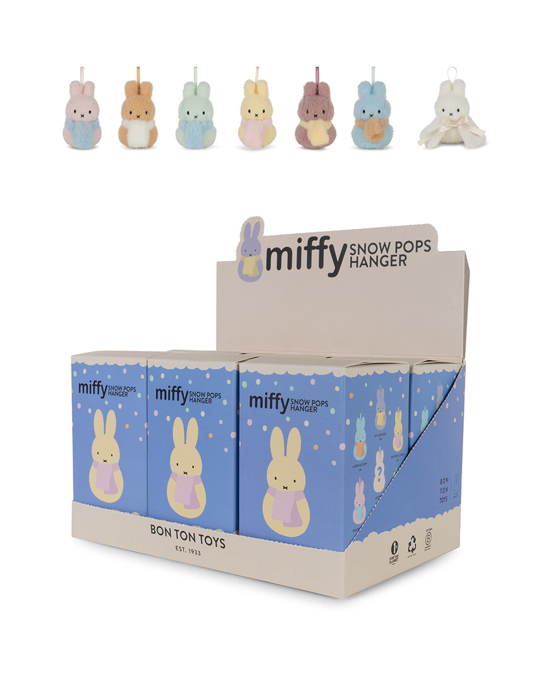 Miffy Blind Box Snow Pops Hanger 10cm
