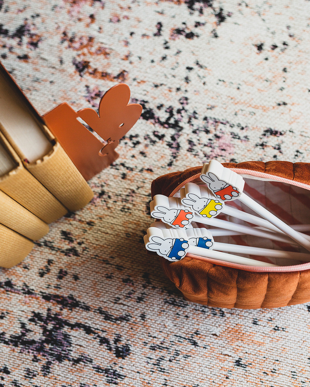 Set of 3 Miffy Pencils with Book Erasers