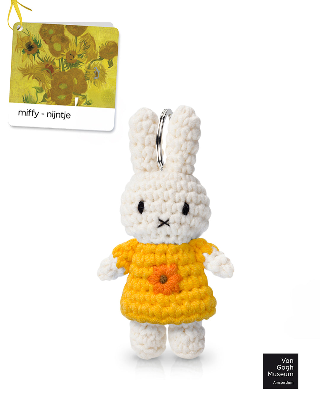 Miffy Handmade Crochet Keyring Sunflower Dress Just Dutch