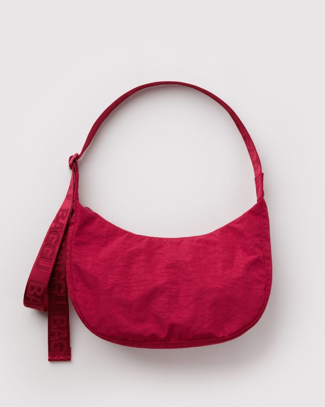 Cherry Medium Nylon Crescent Bag BAGGU