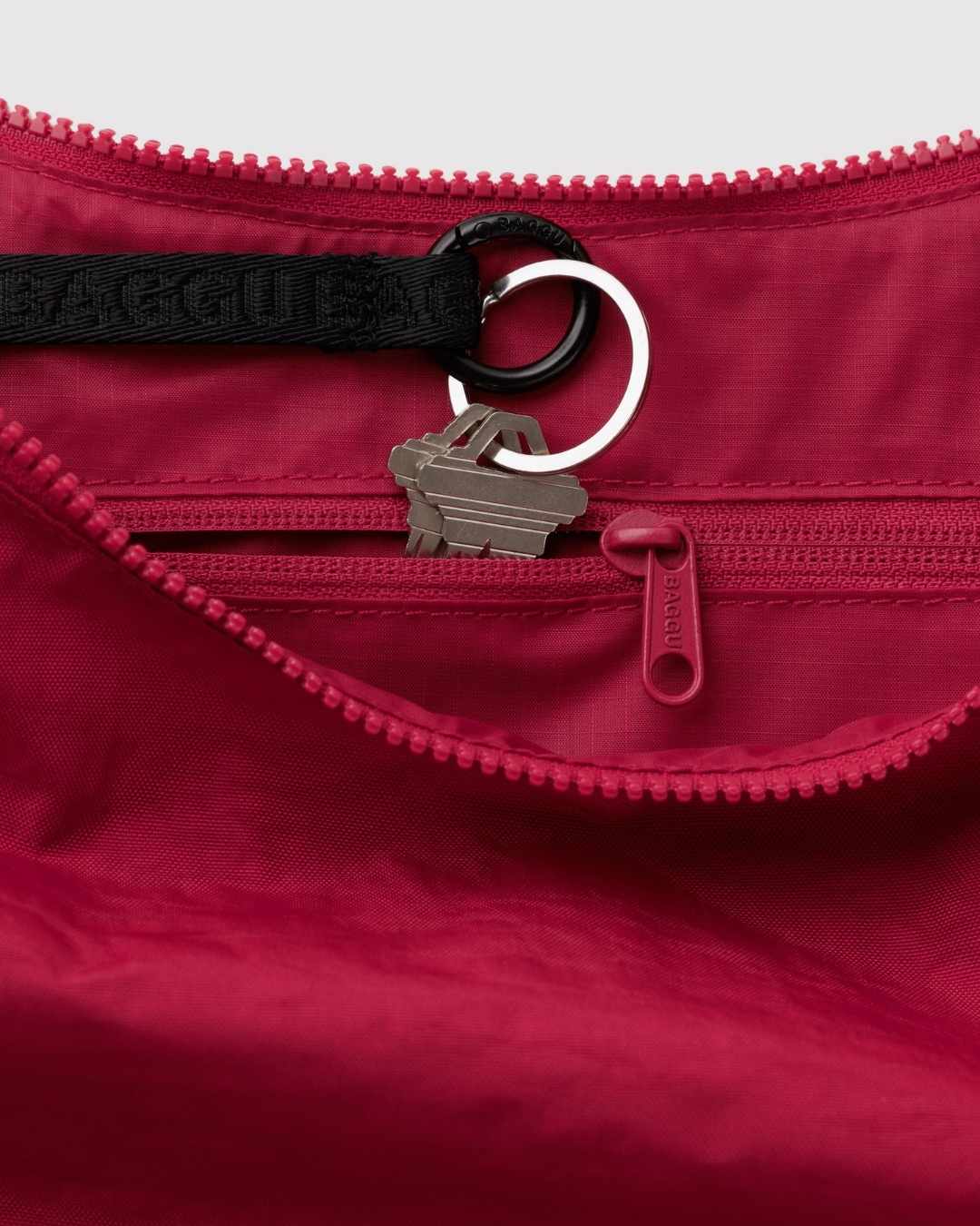 Cherry Medium Nylon Crescent Bag BAGGU