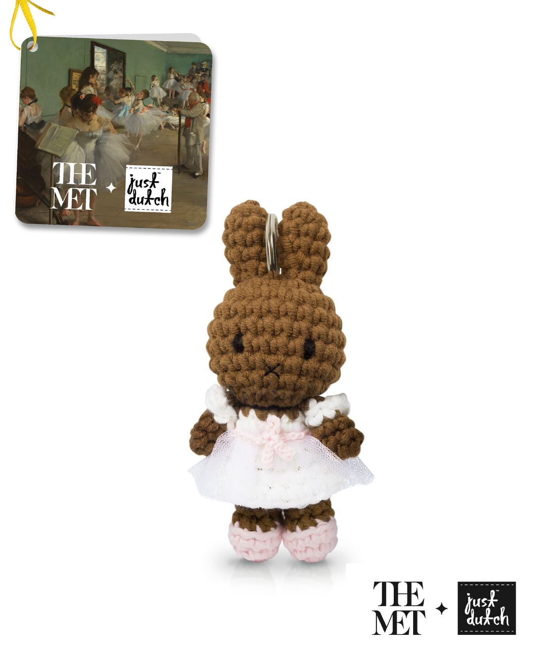 Melanie Handmade Crochet Keyring Degas Dress