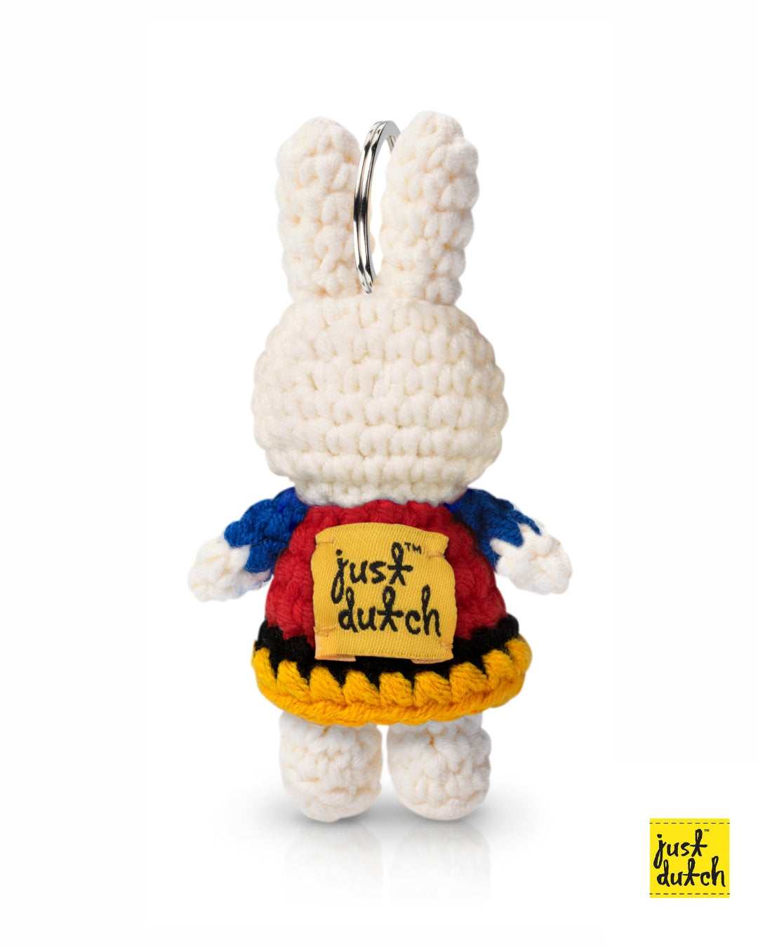 Miffy Handmade Crochet Keyring Mondrian ARTIST COLLECTION