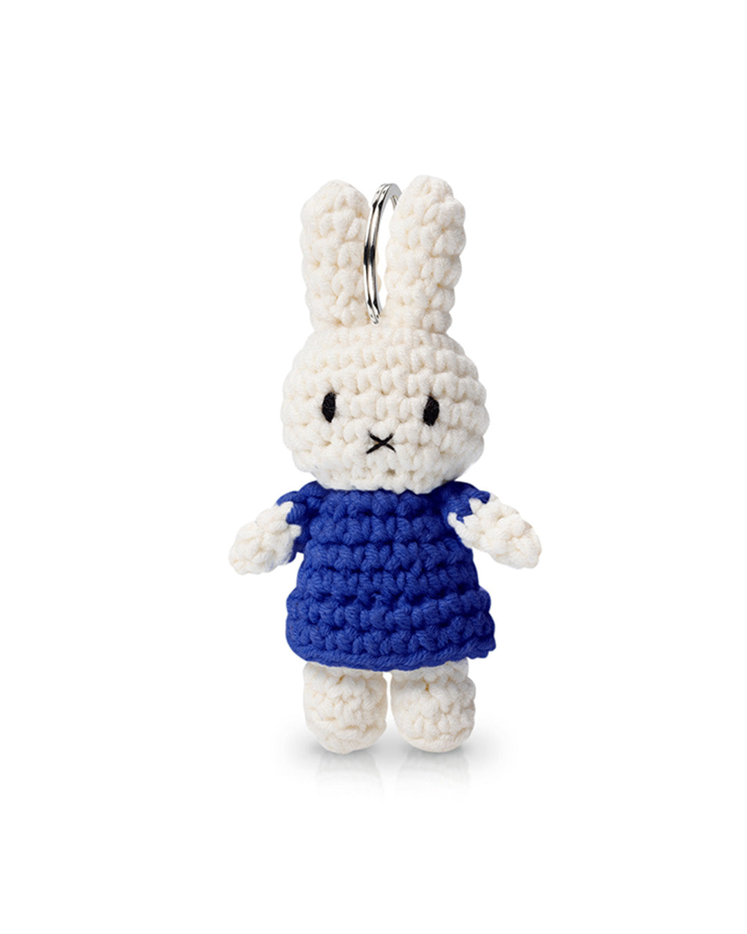 Miffy Handmade Crochet Keyring in Blue