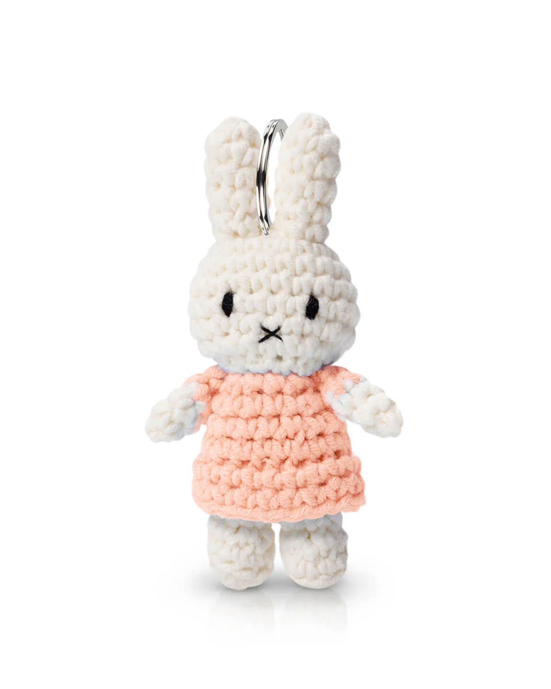 Miffy Handmade Crochet Keyring in Pastel Pink