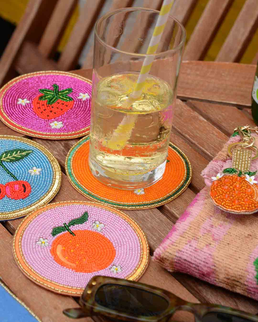 Fruit Coasters - Pack of Four