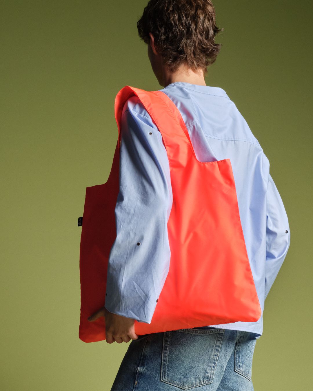 NEON Dark Orange Recycled Bag