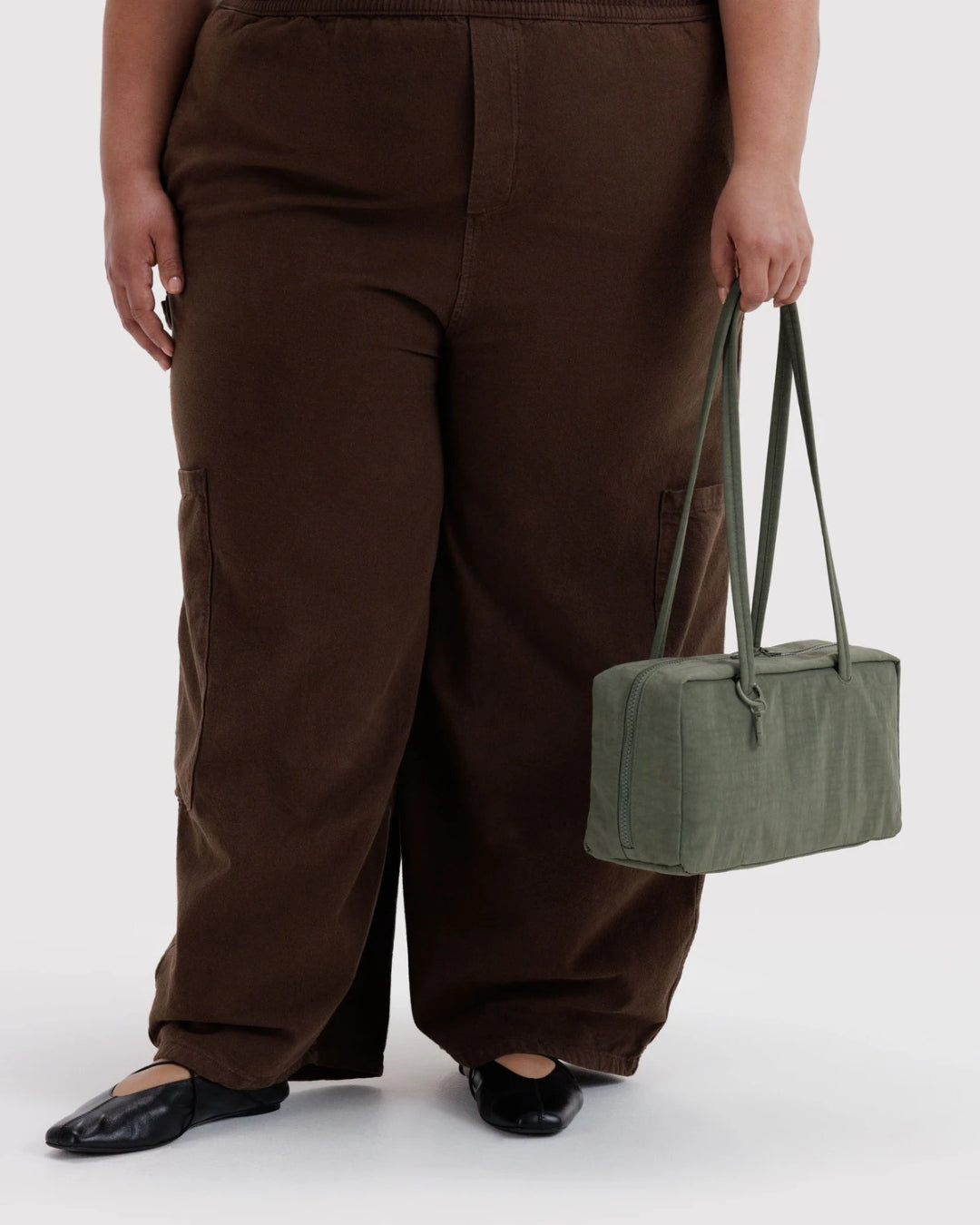 Caper Nylon Bowler Bag | BAGGU | Nylon Bowler Bag