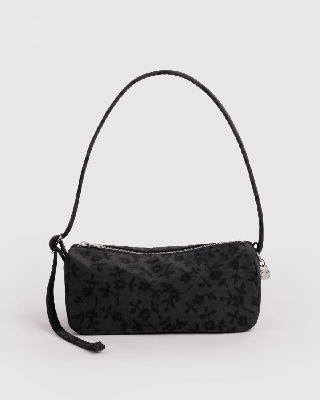 Charcoal Ditsy Floral Nylon Loaf Bag