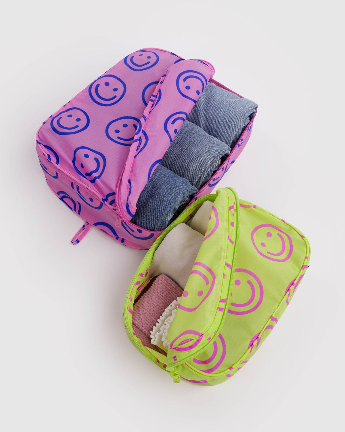 Bright Happy Mix Packing Cube Set | BAGGU | Packing Cube Set