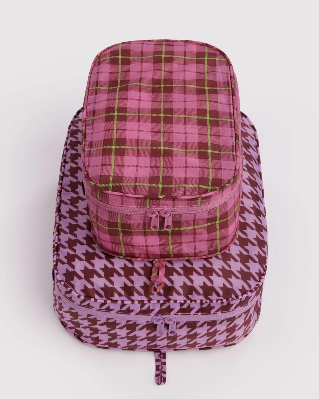 Check Mix Packing Cube Set | BAGGU | Packing Cube Set