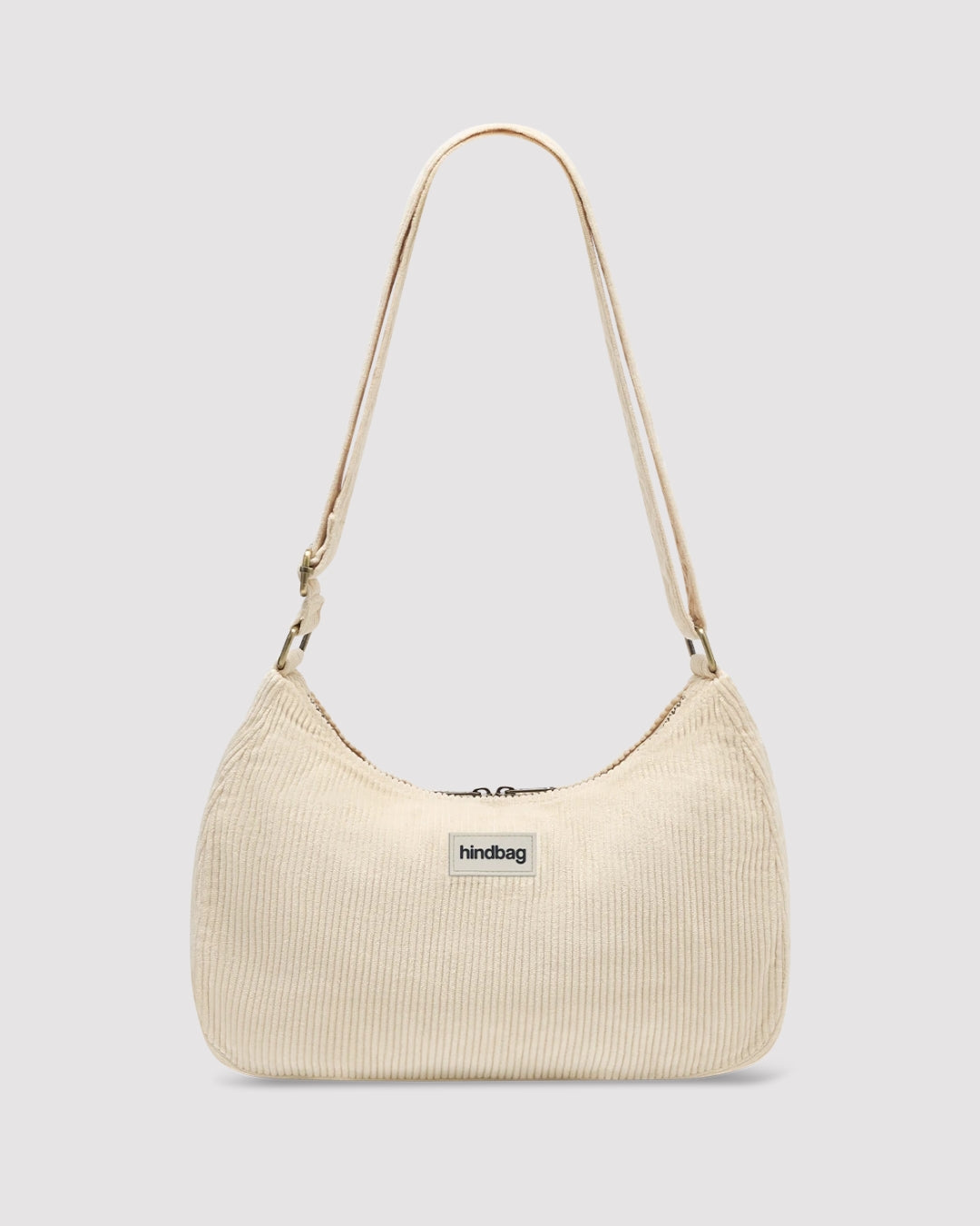 Cream Corduroy Rosa Shoulder Bag hindbag