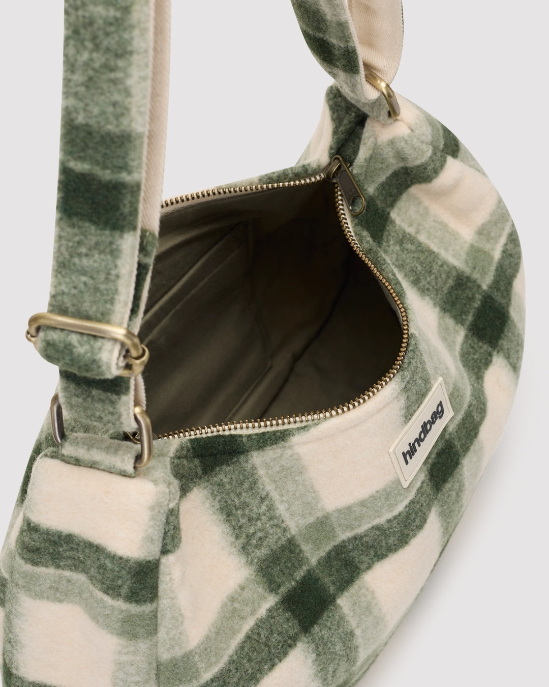 Green Tartan Rosa Shoulder Bag hindbag