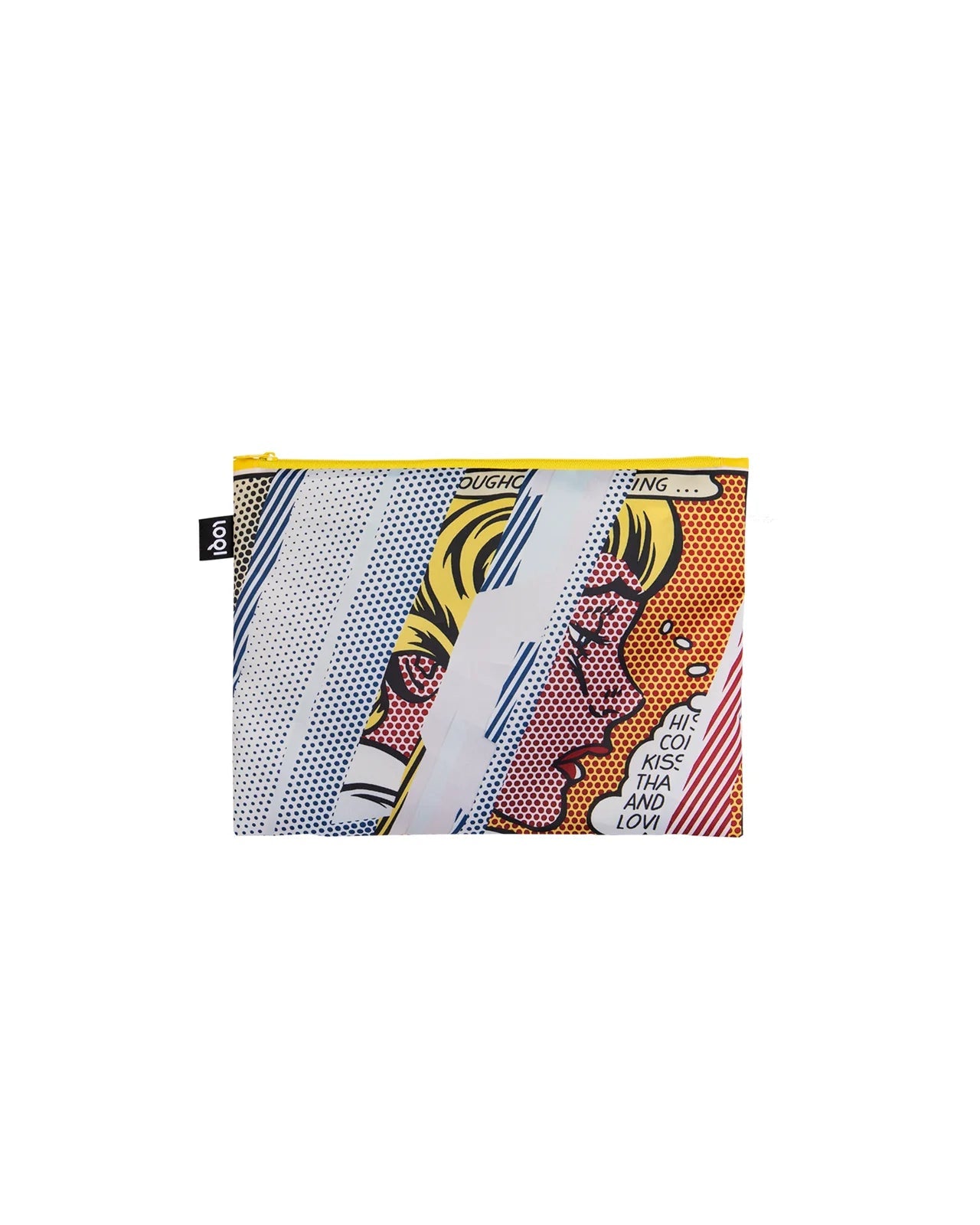 Roy Lichtenstein: Lily Pond, Reflections on Girl, Explosion - Set of 3 Zip Pockets