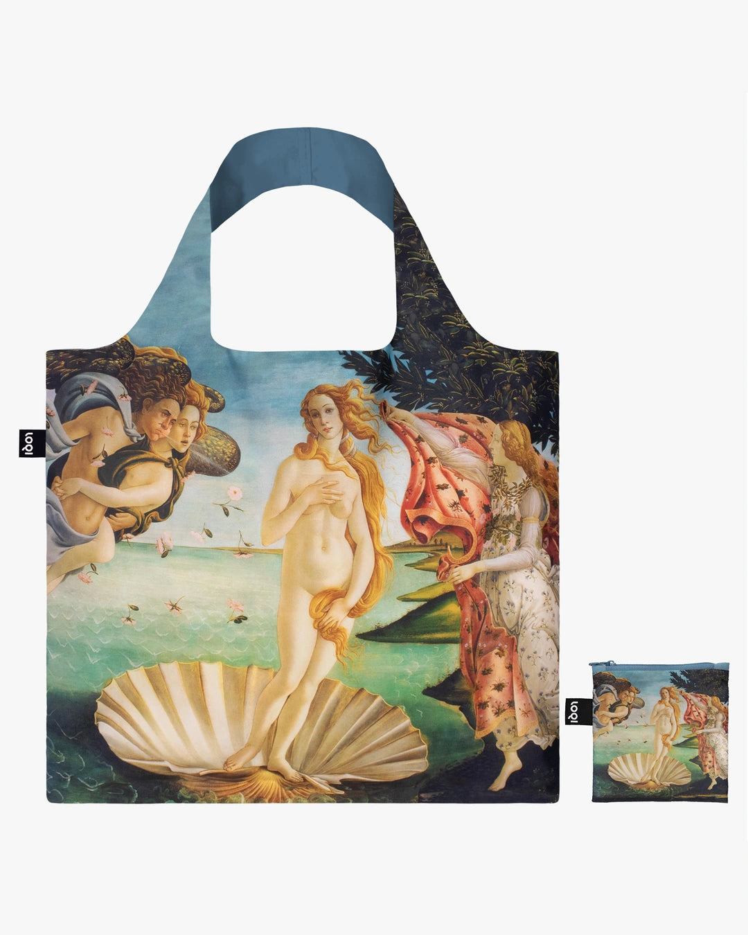 The Birth of Venus by Botticelli Recycled Bag | LOQI | Shopping Tote Bag