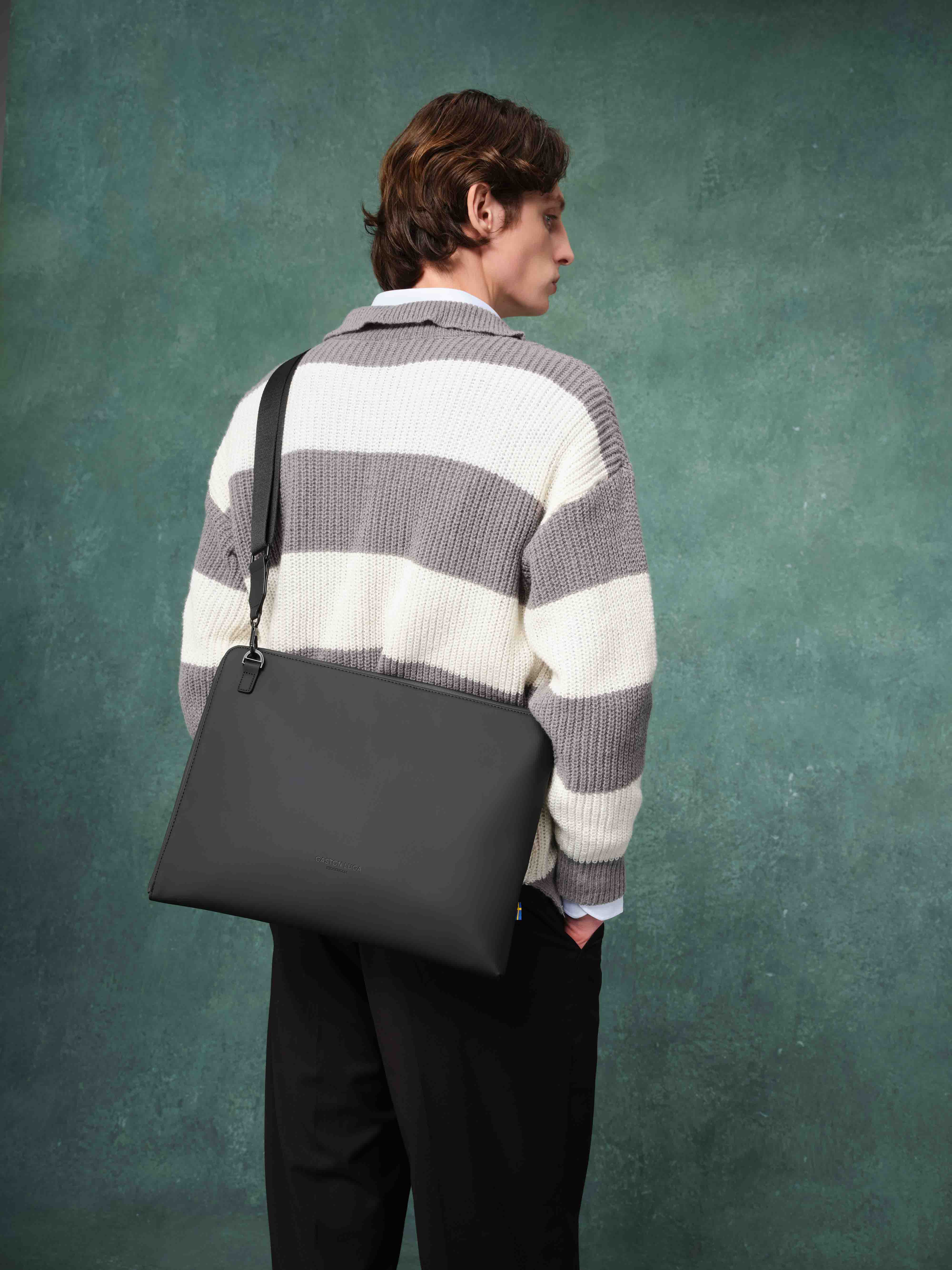 Black Spläsh Laptop Bag 15"/16" Gaston Luga
