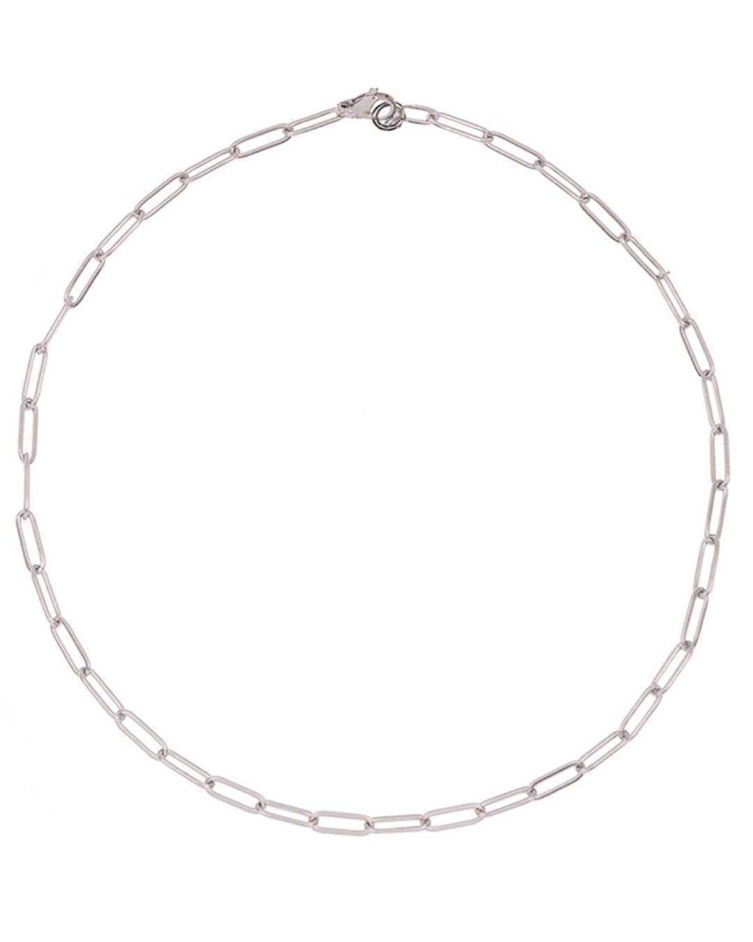 Silver Cable Chain Necklace