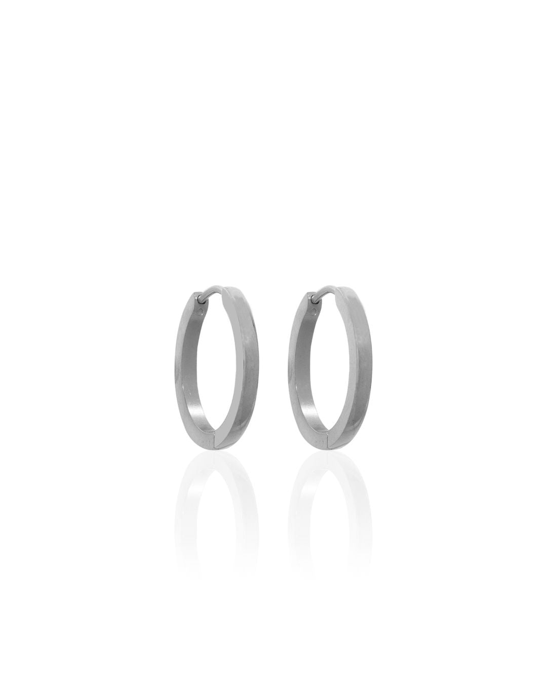 Silver Lennox Hoops