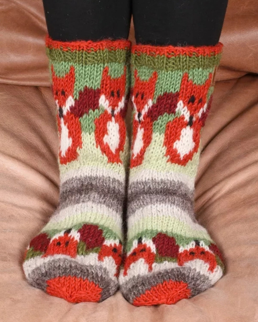 Skulk of Foxes Sofa Socks Pachamama