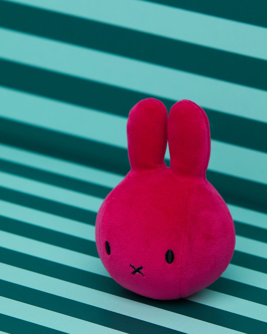 Miffy Squish Ball Keychain Fuchsia