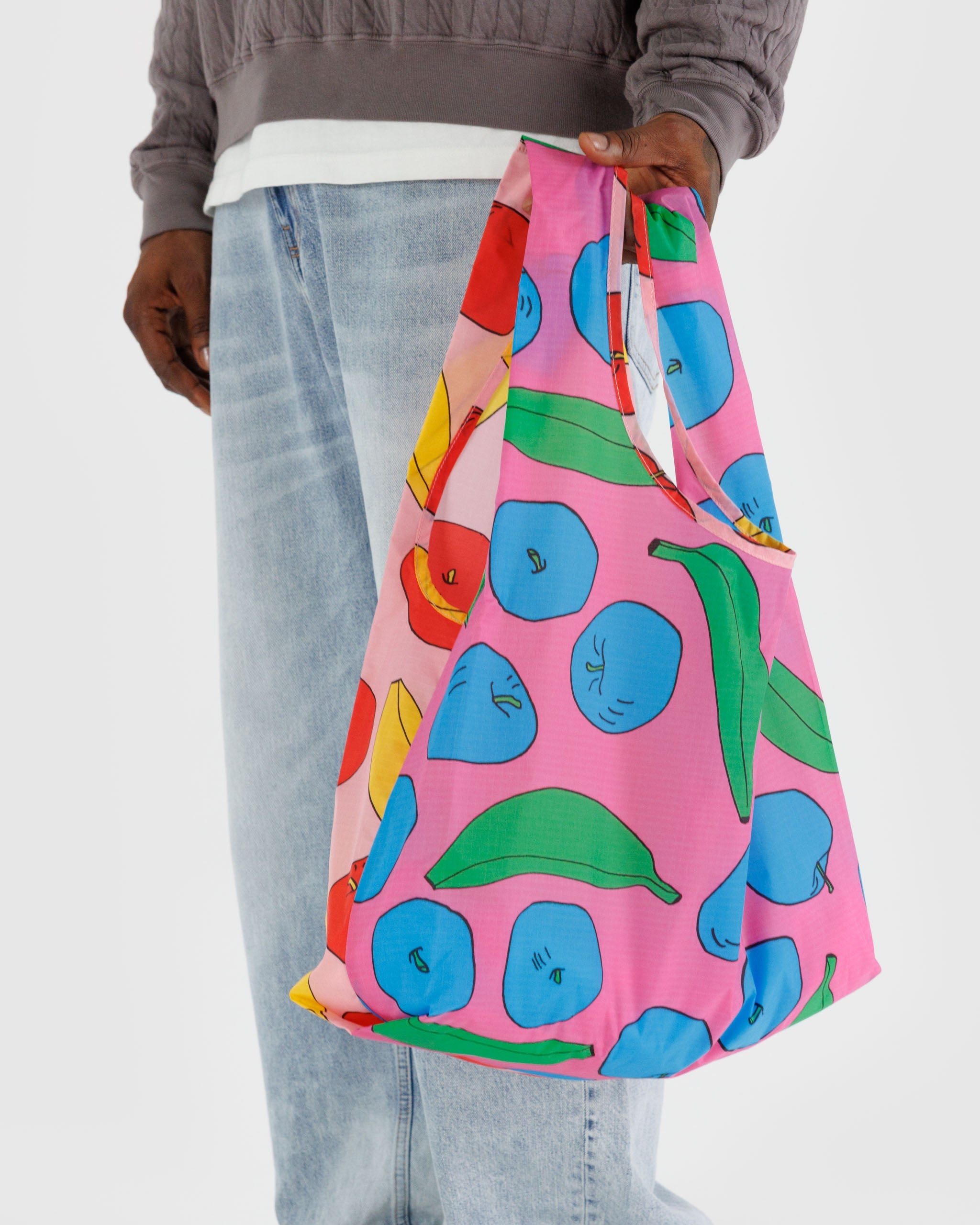 Apples & Bananas Mix Standard BAGGU | BAGGU | Shopping Tote Bag