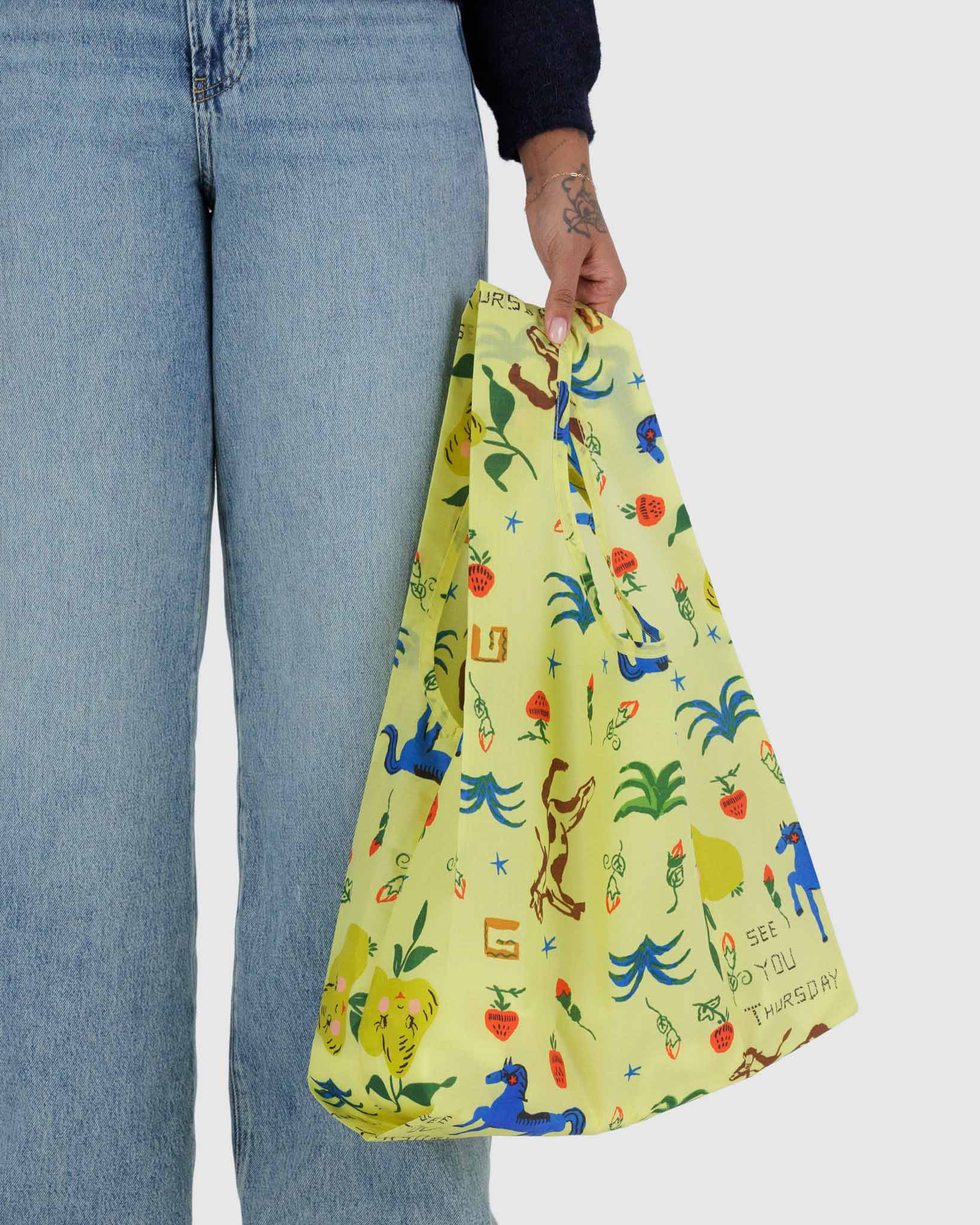 Painted Prairie Standard BAGGU | BAGGU | Shopping Tote Bag