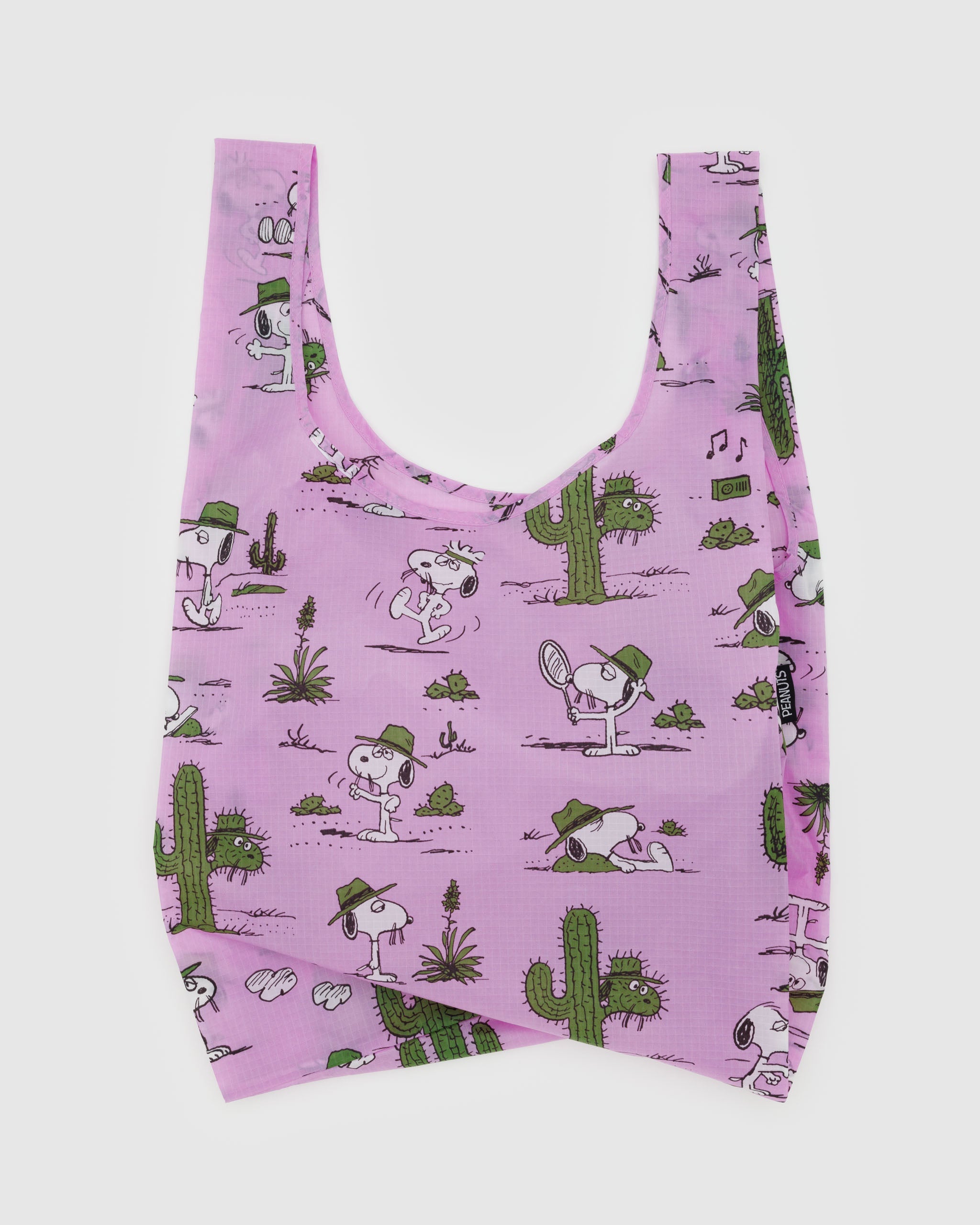 Pink Spike Snoopy Standard BAGGU | BAGGU | Shopping Tote Bag