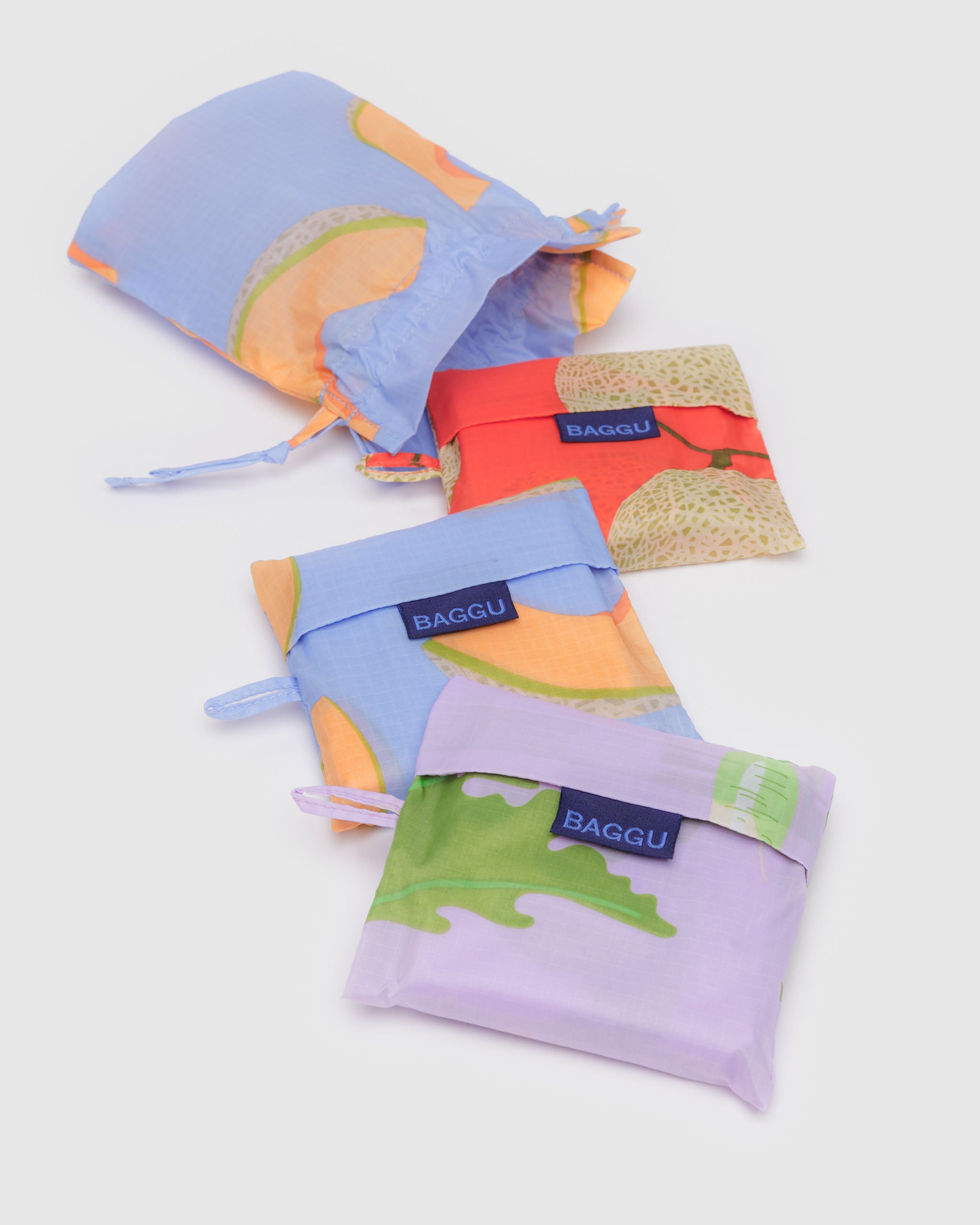 Japanese Produce Standard Baggu Set of 3 | BAGGU | Shopping Tote Bag