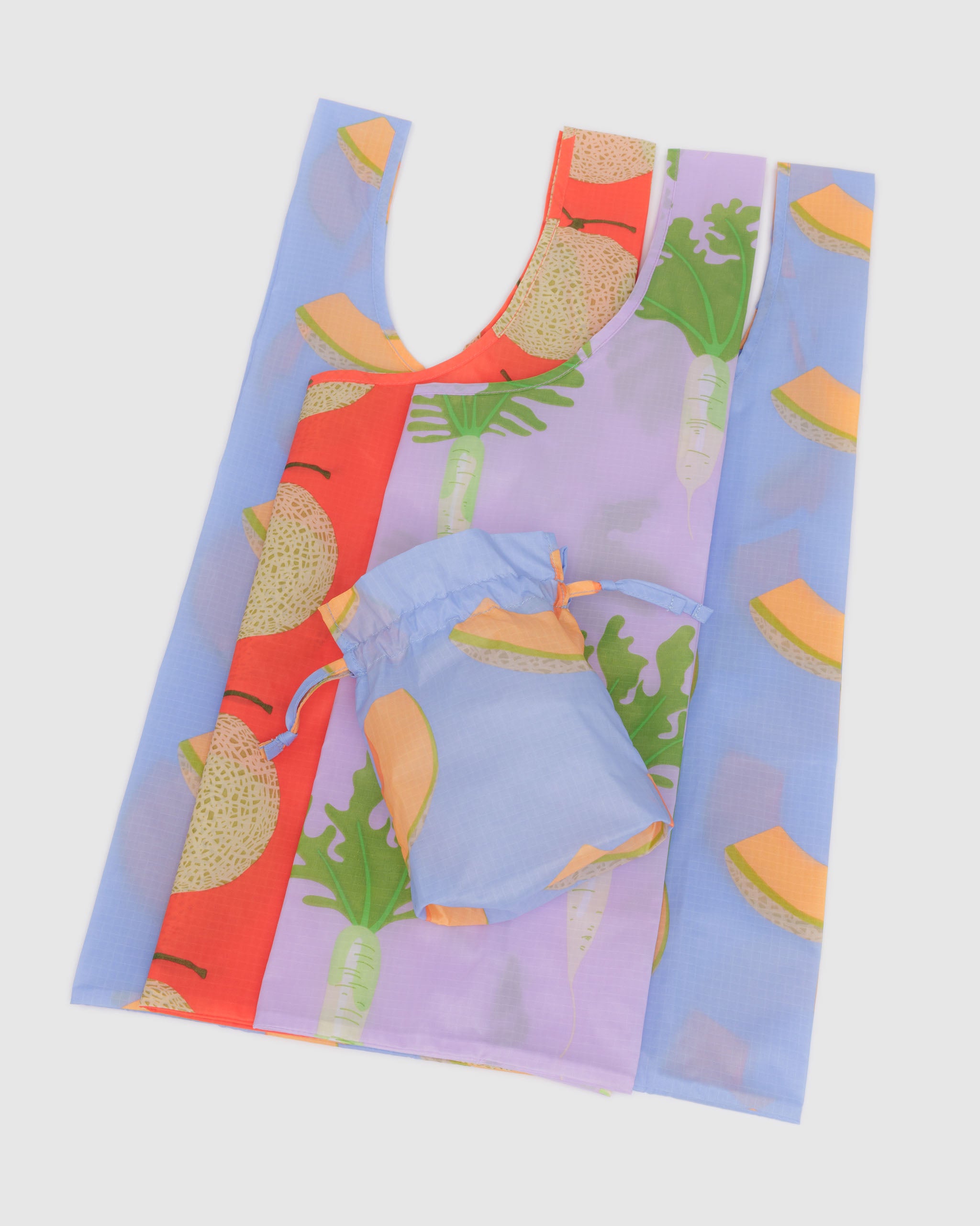 Japanese Produce Standard Baggu Set of 3 | BAGGU | Shopping Tote Bag