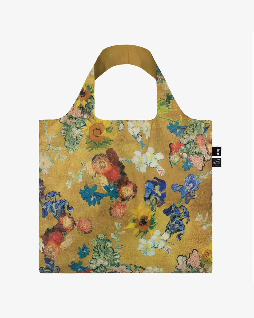Bouquet Gold by Vincent Van Gogh Recycled Bag | LOQI | Shopping Tote Bag