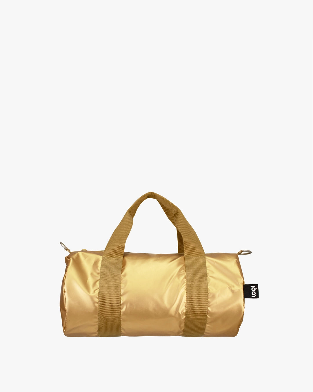 Metallic Matt Gold Mini Weekender Bag | LOQI | Crossbody Bag