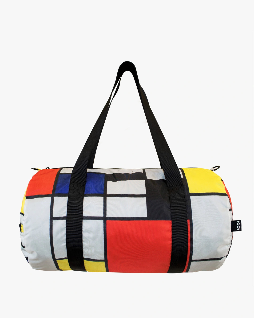 Composition by Piet MONDRIAN Recycled Weekender Bag | LOQI | Travel + Overnight Bag