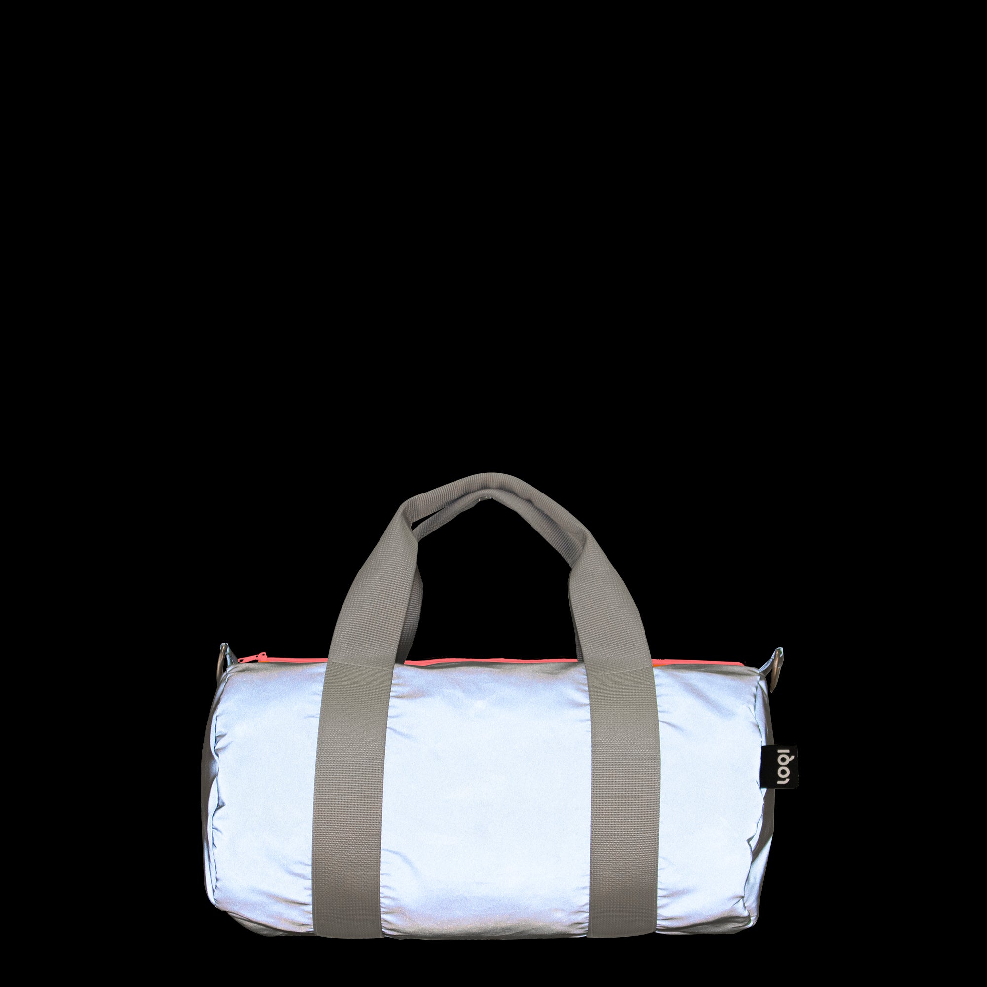 REFLECTIVE Neon Dark Orange Mini Weekender Bag | LOQI | Crossbody Bag