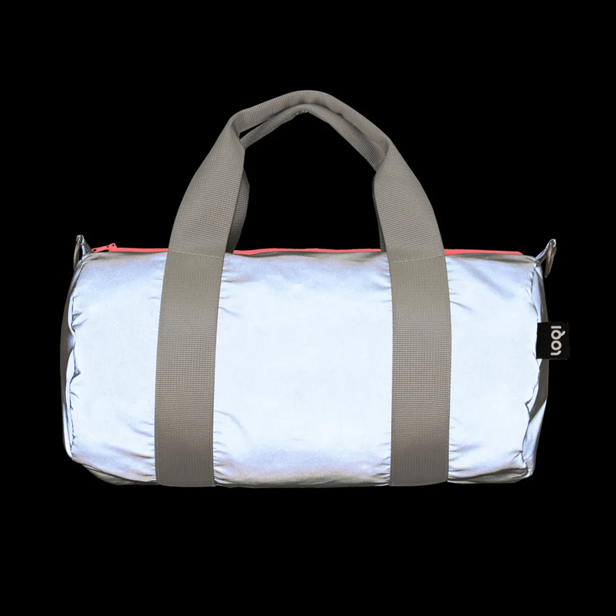 REFLECTIVE Neon Dark Orange Mini Weekender Bag | LOQI | Crossbody Bag