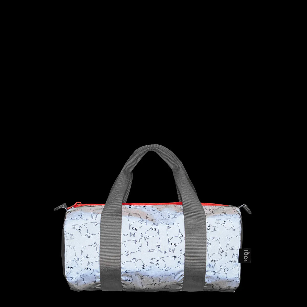 MOOMIN Pattern Reflective Mini Weekender Bag | LOQI | Crossbody Bag