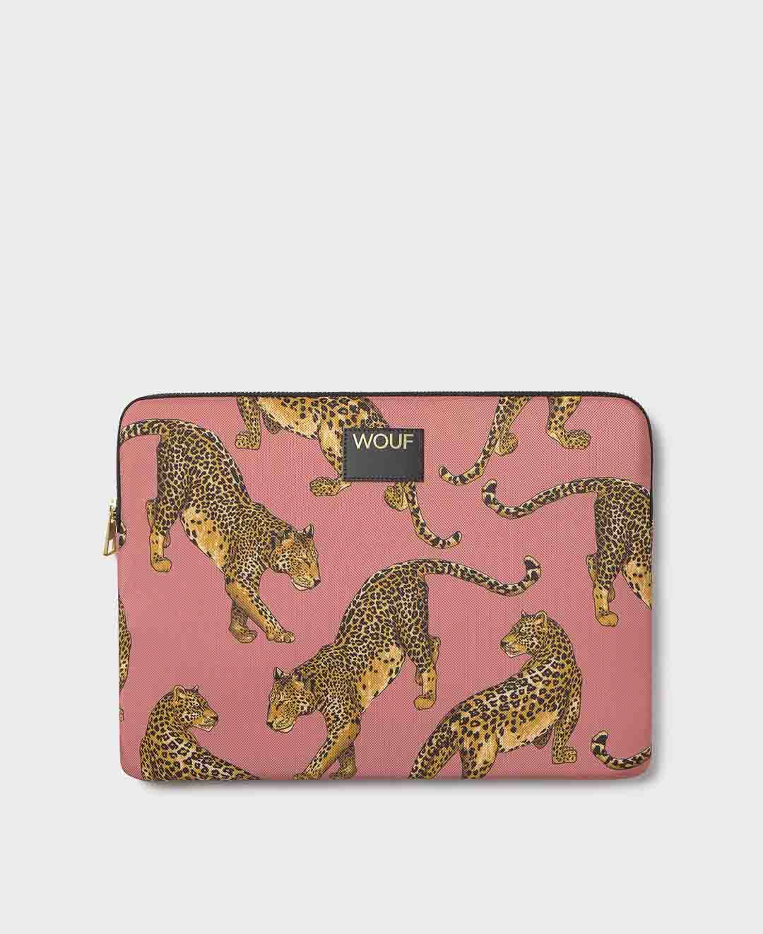 Blush Leopard Laptop Sleeve 15" & 16" WOUF | WOUF | Laptop + Tablet Sleeves