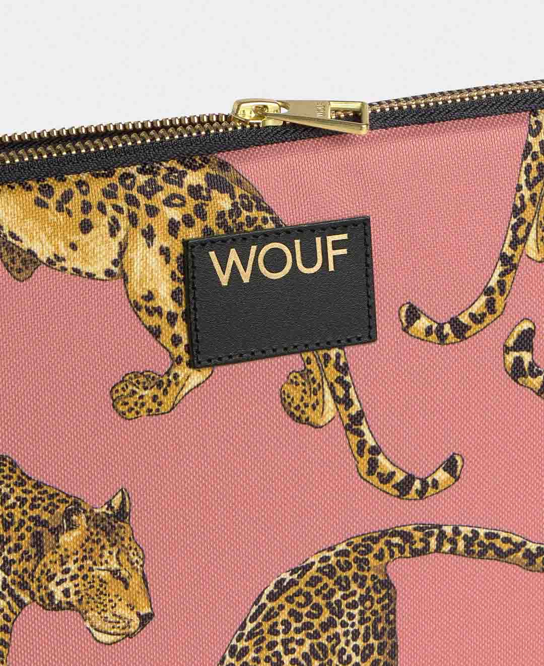 Blush Leopard Laptop Sleeve 15" & 16" WOUF | WOUF | Laptop + Tablet Sleeves