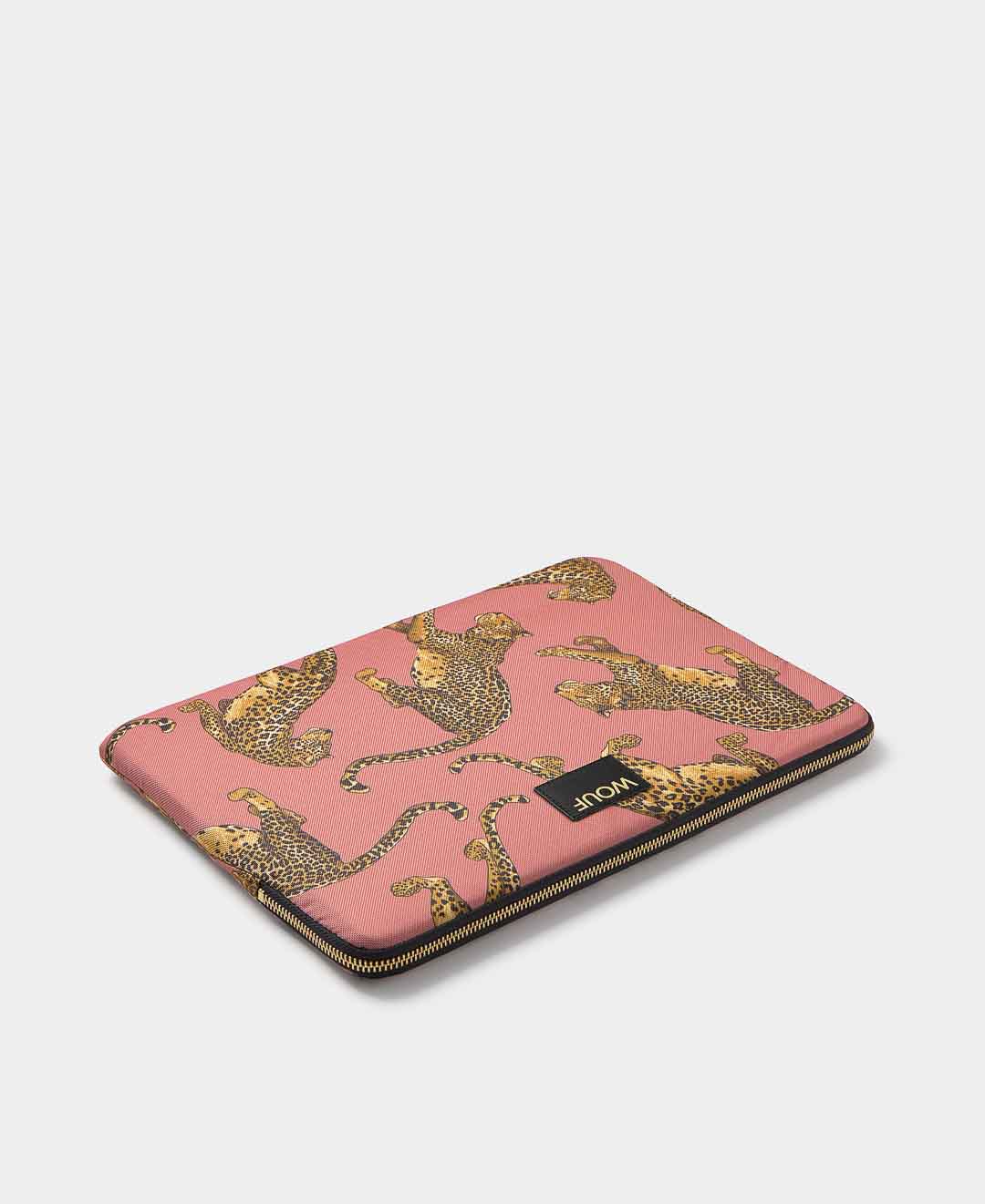 Blush Leopard Laptop Sleeve 15" & 16" WOUF | WOUF | Laptop + Tablet Sleeves