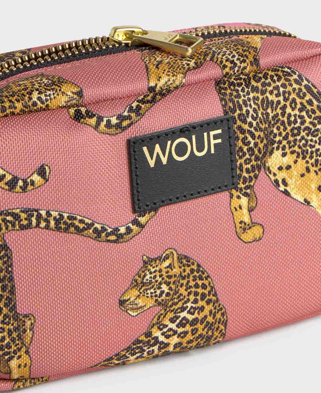 Blush Leopard Makeup Bag WOUF | WOUF | Cosmetic + Toiletry Bags