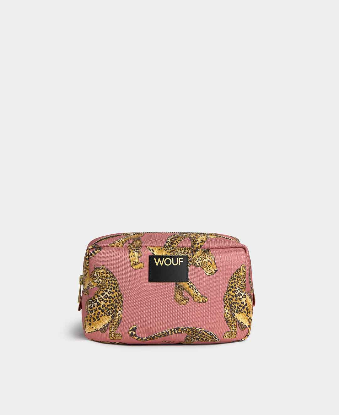 Blush Leopard Toiletry Bag WOUF | WOUF | Toiletry + Washbag